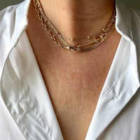 1944-1968 UnoAErre Italian Woven Flat Lay Necklace in 18k Gold - 16.75 inch length