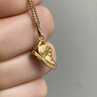 18k Gold Vintage Italian Charm or Pendant - Boot