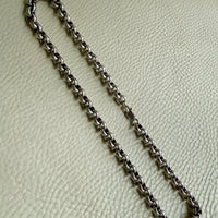QUITE A ROLO! Chubby 91 gram Silver Rolo Link Necklace with - 19.9 inch length