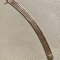 Phenomenal Danish link bracelet in 14k solid gold - by Jørn Arne Backhausen - 6.75 inch length