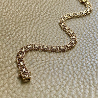 1962 Star link with bars - Bracelet in 18k gold - 7.25 inch length