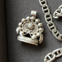 Dutch Antique 19th Century Chatelaine Fob in Silver – 1.4 inch