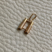 18k Gold Vintage Charm or Pendant - Binoculars