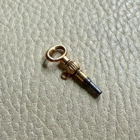 Antique 18k Gold Articulated Pocket Watch Key Pendant