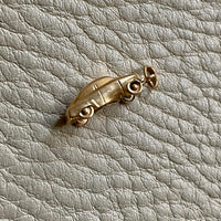 18k Gold Vintage Midcentury era Charm or Pendant - Articulated car