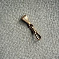 18k Gold Vintage Swedish Swivel Dog Clip with Bail - Excellent for your Pendants/Charms