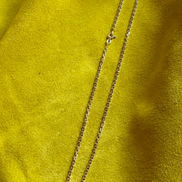 2.7mm Sterling Silver Danish Biker Chain Necklace - 18 inch length