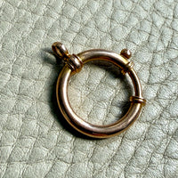 antique 18k gold large bolt clasp