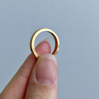 1953-1959 Swedish vintage 18k gold band ring - size 6