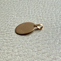 18k gold vintage pendant - Aries Ram Zodiac Medallion