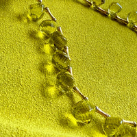 JUICY! Graduated Lemon Quartz and 14k gold necklace - 18 inch length