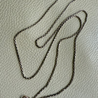 REDUCED! Antique Longuard Oval Belcher Chain in Pale Yellow 7k gold - 20 inch necklace length