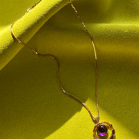 Vintage box link gold chain necklace - 16 inches of 18k gold
