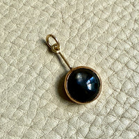 Vintage Scandi 18k gold Star Sapphire Pendant