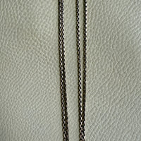 REDUCED! Antique Longuard Oval Belcher Chain in Pale Yellow 7k gold - 20 inch necklace length