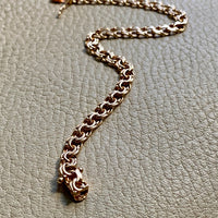 Vintage 1963 Double link solid 18k gold bracelet - 7.7 inch length