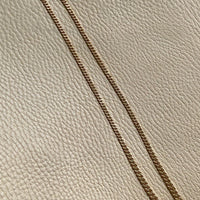 1968 Swedish Vintage Graduated curb necklace in 18k gold - 17.7 inch length