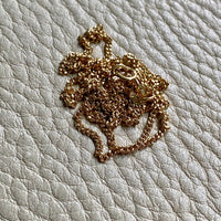 Italian vintage 18k gold curb link necklace by Balestra - 21 inch length