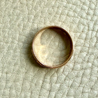 1988 Vintage Swedish 18k Gold Band Ring with Symbols – Size 11