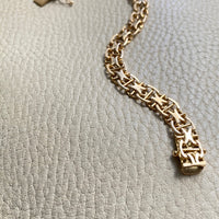 1961 X-link variation 18k gold bracelet - Vintage Swedish - 7 inch length
