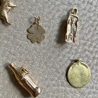 18k gold Swedish vintage charm or pendant - Coca-Cola Bottle