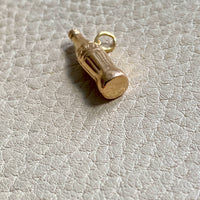 18k gold Swedish vintage charm or pendant - Coca-Cola Bottle