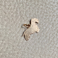 14k gold vintage charm or pendant - Schnauzer
