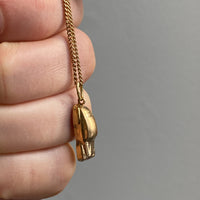 18k gold Swedish vintage charm or pendant - Vintage Car