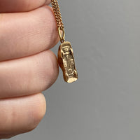 18k gold Swedish vintage charm or pendant - Vintage Car