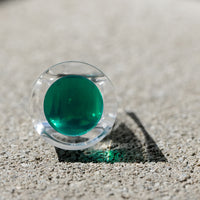Vintage Siv Lagerström Green Disc Acrylic Ring – Size 5