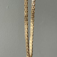 Exquisite 14k gold Wishbone necklace by Jens Poul Asby - 16.2 inch length