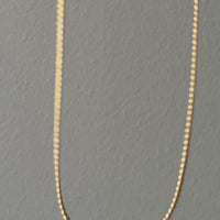 Vintage Swedish 18k Gold Herringbone Link Collar Necklace - 17.5 inch length