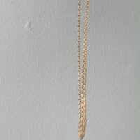 Swedish Vintage 18k Gold Necklace - Graduated Double Link Chain Necklace - 16.8 inch length