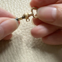 Antique 18k Gold Articulated Pocket Watch Key Pendant