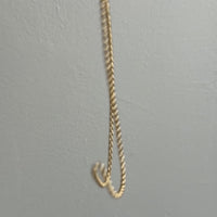 Vintage 9k Gold Rolo Link Chain Necklace - 18.8 inch length