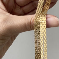 1982 Swedish Lacey 18k Gold I-link necklace - 31.5 inch length