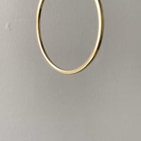 Vintage Scandinavian 14k solid gold bangle 1967-1973 - 8 inch interior circumference