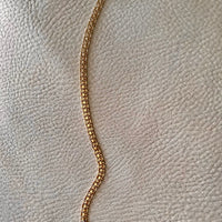 Vintage Swedish 18k gold bracelet x-link with bars - Köping, Sweden
