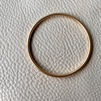 Scandinavian vintage 14k Gold tubular bangle