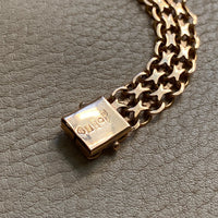 Gorgeous 1968 x-link 18k solid gold bracelet - Hägersten, Sweden - 7.5 inch length