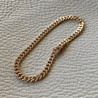 1962 swedish vintage 18k gold link bracelet size 7.25