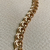 1978 Unique 18k double-link solid gold bracelet - Saltsjö-Boo, Sweden