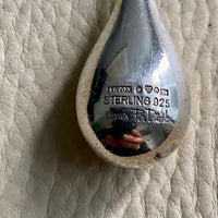 1973 Sterling Silver droplet pendant necklace - Falköping, Sweden