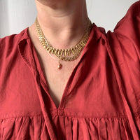 18k gold Italian vintage charm or pendant - Shoe