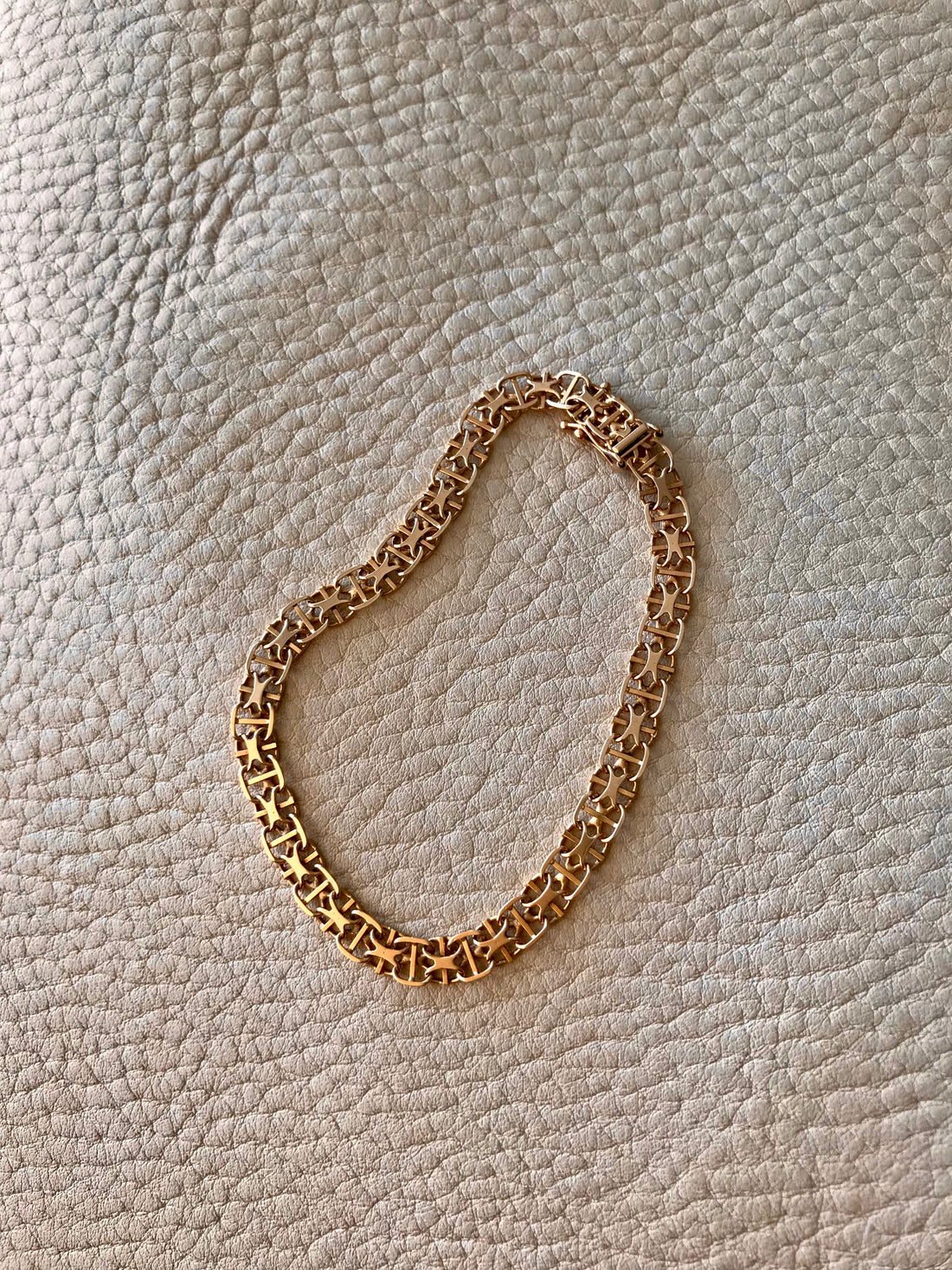 Mattias Bebinni - 18k gold bracelet x-link with bars