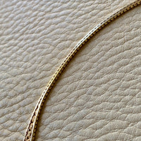 Vintage Danish 14k gold Geneva link necklace variation 15.75 inch length