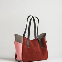 Design your own CUSTOM colorway with Jill - Brev carryall leather bag