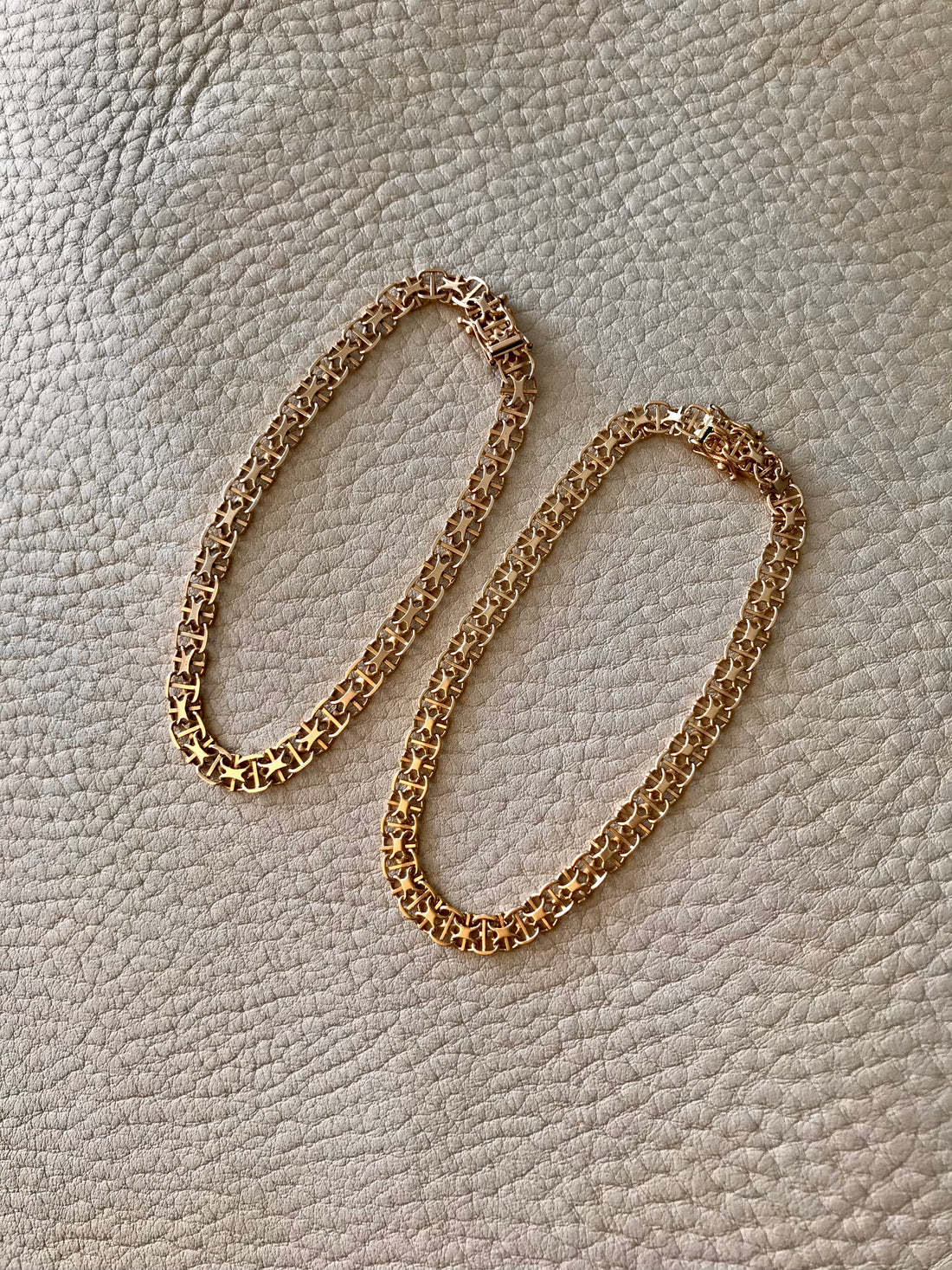 Mattias Bebinni - 18k gold bracelet x-link with bars