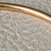 Scandinavian vintage 14k Gold tubular bangle
