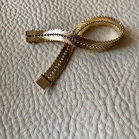 Aage Albing Slinky Geneva link 14k solid gold bracelet - Copenhagen, Denmark - Size 7.5